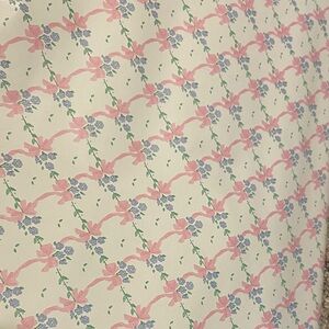 Vintage Con-Tact Pink Bow Floral Shelf Liner Sealed 36 Sq Ft